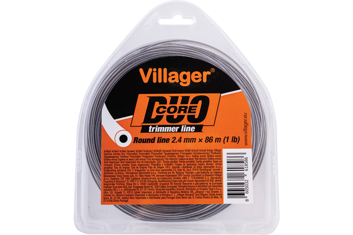 FIO DE NYLON REDONDO DUO CORE 3,0 mm X 277 m